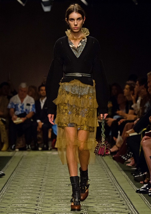 Burberry's see now buy now show during London Fashion Week